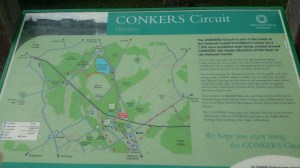 A small map of the park