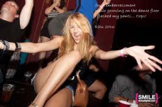 Flashing while dancing