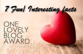 TRH One lovely blog award 7 Fun Interesting facts