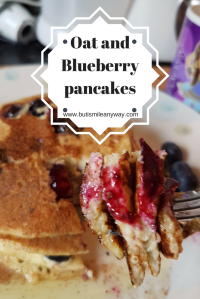 Oat and Blueberry pancakes