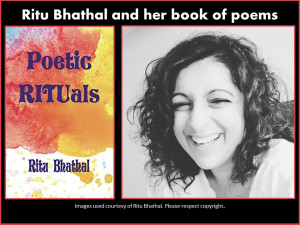 Ritu Bhathal and her book of poetry